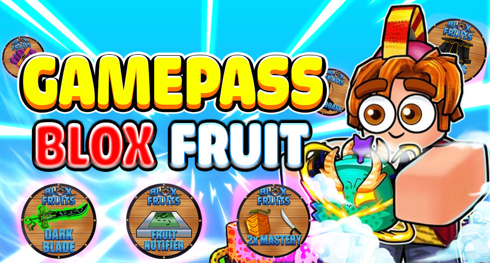 CÀY THUÊ ROBLOX - BLOX FRUITS - ROBUX 120H - TRÁI VV, GAMEPASS